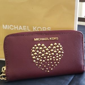 Michael Kors merlot wallet
